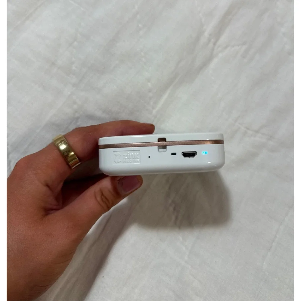 HP Sprocket 1st Edition Portable Photo Printer with Hardshell Case and strap